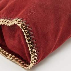 Stella McCartney Burgundy Faux Leather Mini Falabella Tote