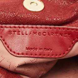 Stella McCartney Burgundy Faux Leather Mini Falabella Tote
