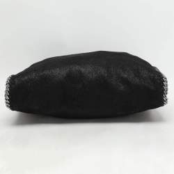 Stella McCartney Black Faux Suede Small Falabella Tote