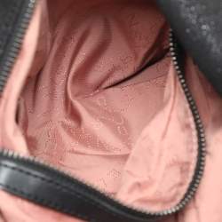 Stella McCartney Black Faux Suede Small Falabella Tote