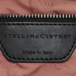 Stella McCartney Black Faux Suede Small Falabella Tote