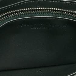 Stella McCartney Dark Green Faux Leather Falabella Flap Continental Wallet