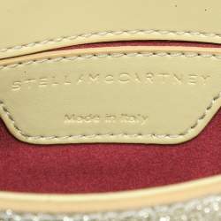 Stella McCartney Gold Glitter Mini Falabella Box Shoulder Bag