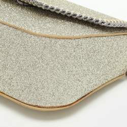 Stella McCartney Gold Glitter Mini Falabella Box Shoulder Bag