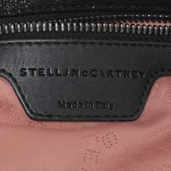 Pre Owned Stella McCartney Black Faux Suede Small Falabella Tote