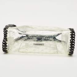 Pre Owned Stella McCartney Clear PVC Logo Falabella Tote