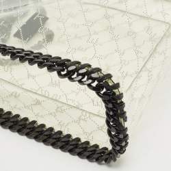 Pre Owned Stella McCartney Clear PVC Logo Falabella Tote
