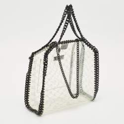 Pre Owned Stella McCartney Clear PVC Logo Falabella Tote