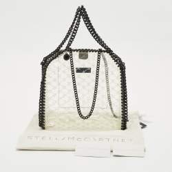 Pre Owned Stella McCartney Clear PVC Logo Falabella Tote