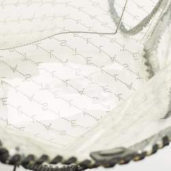 Pre Owned Stella McCartney Clear PVC Logo Falabella Tote