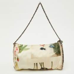 Pre Owned Stella McCartney Multicolor Canvas Botanical Print Falabella Shoulder Bag