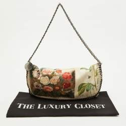 Pre Owned Stella McCartney Multicolor Canvas Botanical Print Falabella Shoulder Bag