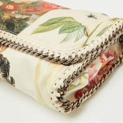 Pre Owned Stella McCartney Multicolor Canvas Botanical Print Falabella Shoulder Bag