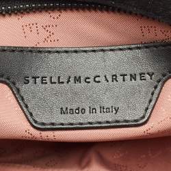 Pre Owned Stella McCartney Black Faux Suede Falabella Camera Crossbody Bag