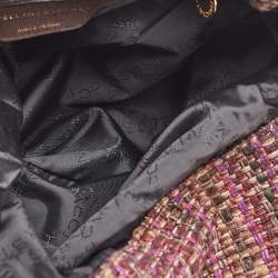 Pre Owned Stella McCartney Multicolor Woven Tweed Small Falabella Tote