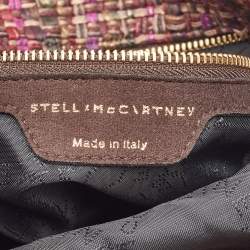 Pre Owned Stella McCartney Multicolor Woven Tweed Small Falabella Tote