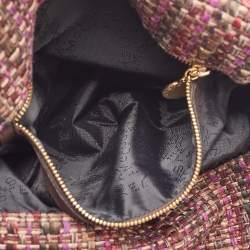 Pre Owned Stella McCartney Multicolor Woven Tweed Small Falabella Tote