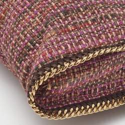 Pre Owned Stella McCartney Multicolor Woven Tweed Small Falabella Tote