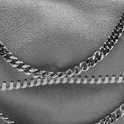 مملوكة مسبقًا Stella McCartney Grey Faux Suede Mini Falabella Flap Crossbody Bag