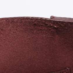 Pre Owned Stella McCartney Pink Metallic Faux Leather Stella Logo Crossbody Bag