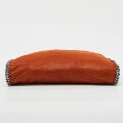 Pre Owned Stella McCartney Brick Faux Suede Small Falabella Chain Tote