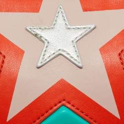 Pre Owned Stella McCartney Multicolor Faux Leather Star Crossbody Bag