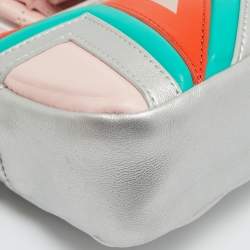 Pre Owned Stella McCartney Multicolor Faux Leather Star Crossbody Bag