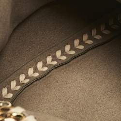 Pre Owned Stella McCartney Beige Faux Suede Mini Falabella Tote