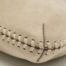 Pre Owned Stella McCartney Beige Faux Suede Mini Falabella Tote