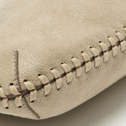Pre Owned Stella McCartney Beige Faux Suede Mini Falabella Tote