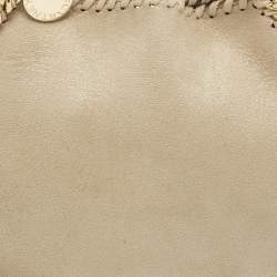 Pre Owned Stella McCartney Beige Faux Suede Mini Falabella Tote