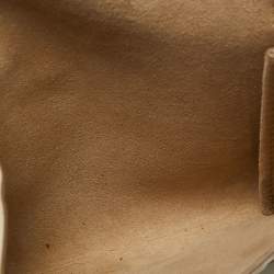 Pre Owned Stella McCartney Cream Faux Leather Trio Belt Bag