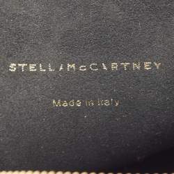 Pre Owned Stella McCartney Multicolor Python Effect Faux Leather Superhero Chain Clutch