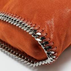 Pre Owned Stella McCartney Brick Brown Faux Suede Small Falabella Tote