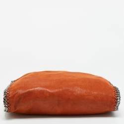 Pre Owned Stella McCartney Brick Brown Faux Suede Small Falabella Tote