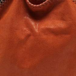 Pre Owned Stella McCartney Brick Brown Faux Suede Small Falabella Tote
