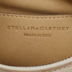 Pre Owned حقيبة كتف صغيرة ستيلا ماكرتني فالابيلا جلد شامواه صناعي أبيض فاتح