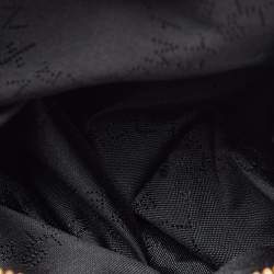 Pre Owned Stella McCartney Dark Grey Faux Shearling Large Falabella Fold Over Tote