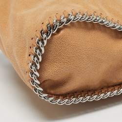 Pre Owned Stella McCartney Beige Faux Leather Mini Falabella Tote