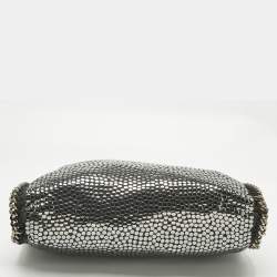 Pre Owned Stella McCartney Black Faux Suede Small Studded Falabella Tote