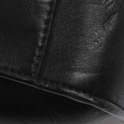 Pre Owned Stella McCartney Stella Logo Black Faux Leather Tote