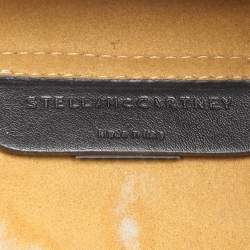 Pre Owned Stella McCartney Stella Logo Black Faux Leather Tote