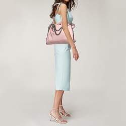 مملوكة مسبقًا Stella McCartney Falabella Small Pink Faux Suede Tote
