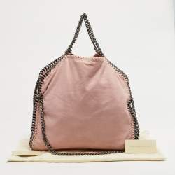 مملوكة مسبقًا Stella McCartney Falabella Small Pink Faux Suede Tote