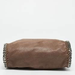 Pre Owned حقيبة يد توتس ستيلا مكارتني فالابيلا شامواه صناعي بني صغيرة