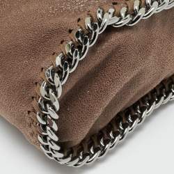 Pre Owned حقيبة يد توتس ستيلا مكارتني فالابيلا شامواه صناعي بني صغيرة