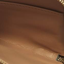 مملوكة مسبقًا محفظة ستيللا مكارتني مدمجة جلد صناعي مثقوب أزرق/بني