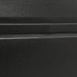 Pre Owned حقيبة كلاتش ستيللا مكارتني أكريليك تأثير خشب وجلد صناعي أسود