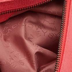 مملوكة مسبقًا Stella McCartney Falabella Peach Pink Faux Leather Fold Over Clutch