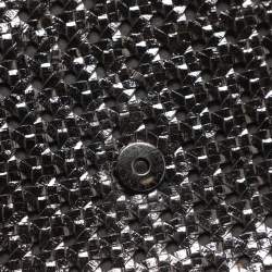 مملوكة مسبقًا حقيبة كتف ستيللا مكارتني "فالابيلا" صندوق رمادي معدني منسوج جلد صناعي